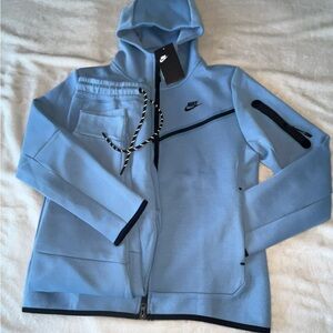 Nike Sky Blue Tracksuit with Black Trim